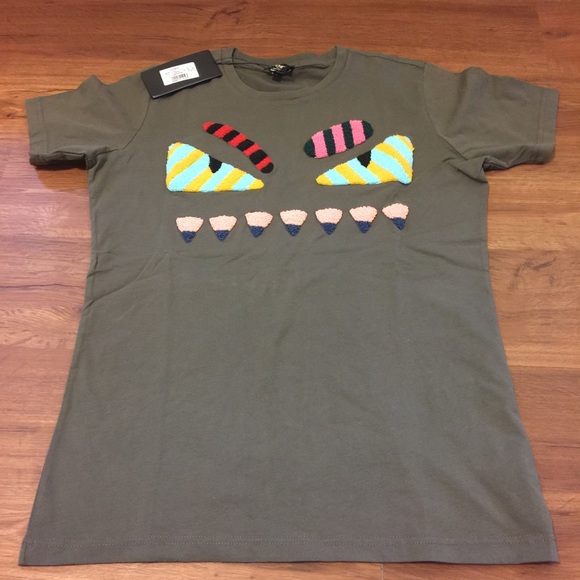 fendi monster tee